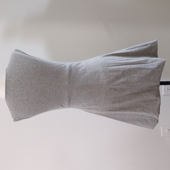 Lala Paris Heathered Grey Sleeveless Bubble Dress - Picture 3 of 14